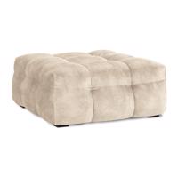 Béžový zamatový puf Windsor & Co Sofas Vesta