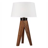 Biela/v prírodnej farbe stolová lampa - LAMKUR