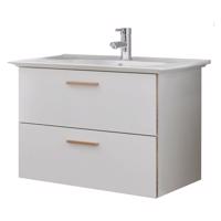 Biele keramické umývadlo bez batérie 80x47 cm Set 931 - Pelipal