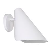 Biele nástenné svietidlo SULION Lisboa, výška 16 cm
