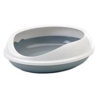 Bielo-sivý mačací záchod 49x55 cm Savic Figaro – Plaček Pet Products