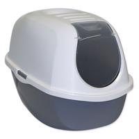 Bielo-sivý mačací záchod 53x39 cm Magic Cat – Plaček Pet Products