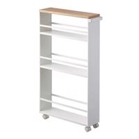 Biely kovový kúpeľňový regál 13x80,5 cm Tower – YAMAZAKI
