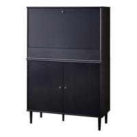 Čierna vinotéka v dekore jaseňa 89x136 cm Mistral - Hammel Furniture