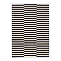Čierno-biely koberec Hanse Home Gloria Panel, 120 x 170 cm