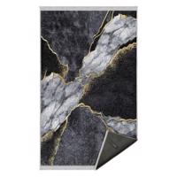 Čierny koberec behúň 80x200 cm - Mila Home
