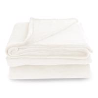 Deka z mikrovlákna v krémovej farbe DecoKing Mic, 220 × 240 cm