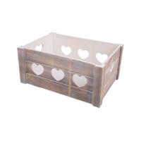 Dekoratívny drevený úložný box - Orion