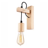Drevená nástenná lampa Lamkur Leon