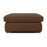 Hnedá látková podnožka Comfy - Scandic