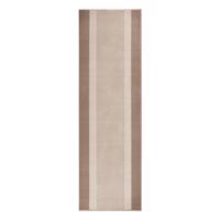 Hnedo-béžový behúň Hanse Home Basic, 80 x 400 cm