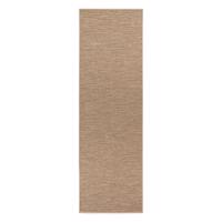 Hnedý behúň BT Carpet Nature, 80 x 500 cm