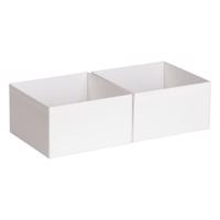 Kartónové organizéry do zásuvky v súprave 2 ks – Bigso Box of Sweden
