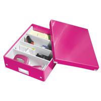 Kartónový úložný box s vekom Click&Store – Leitz