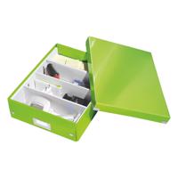 Kartónový úložný box s vekom Click&Store – Leitz