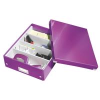 Kartónový úložný box s vekom Click&Store – Leitz