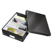 Kartónový úložný box s vekom Click&Store – Leitz