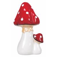 Keramická vianočná dekorácia VDE Tivoli 1996 Fungo, výška 23,5 cm