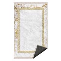 Koberec v bielo-zlatej farbe 80x150 cm - Mila Home