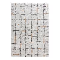 Krémovobiely koberec Mint Rugs Grid, 120 x 170 cm