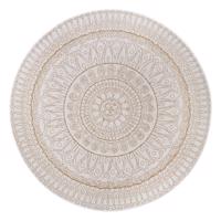 Krémovobiely okrúhly koberec ø 120 cm Spirit – Hanse Home