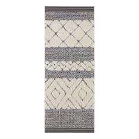 Krémovočierny behúň Mint Rugs Todra, 80 x 200 cm