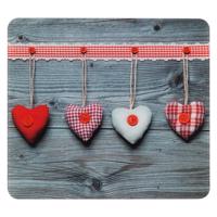 Kryt na stenu pri sporáku z tvrdeného skla 50x56 cm Hearts – Wenko