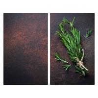 Kryty na sporák z tvrdeného skla v súprave 2 ks 52x30 cm Rosemary - Allstar