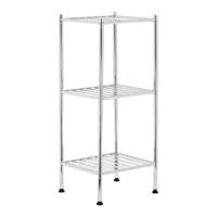 Kúpeľňový regál v striebornej farbe 34x80 cm – Premier Housewares