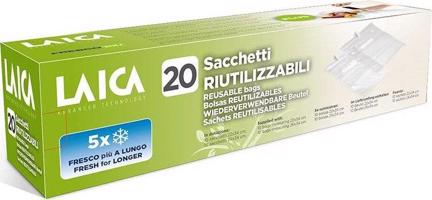 Laica vákuové sáčky s ventilom 22 a 26 x34cm set 20ks VT3521
