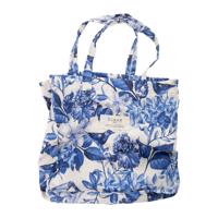 Látková taška Really Nice Things Blue Flowers, šírka 42 cm