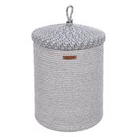 Látkový dekoratívny úložný box s vekom - Mioli Decor
