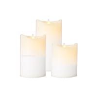 LED sviečky v súprave 3 ks (výška  15 cm) Sara – Sirius