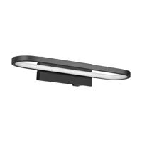 Matne čierne LED nástenné svietidlo (dĺžka 40 cm) Gianni - Trio