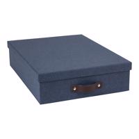 Modrá úložná škatuľa Bigso Box of Sweden Oskar