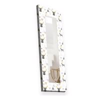 Nástenné zrkadlo s dreveným rámom 40x120 cm – Wallity