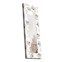 Nástenné zrkadlo s dreveným rámom 40x120 cm – Wallity