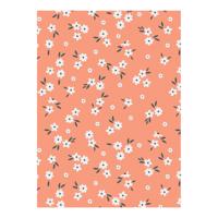 Oranžový baliaci papier eleanor stuart No. 2 Floral