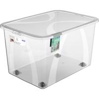 Plastový úložný box s vekom 50 l Lona - Rotho