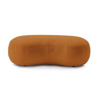 Podnožka z textílie bouclé v horčicovohnedej farbe Saint-Germain – Bobochic Paris