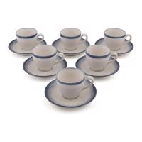 Porcelánové šálky v súprave 6 ks 0.9 l – Hermia