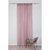 Ružová záclona 140x245 cm Voile – Mendola Fabrics