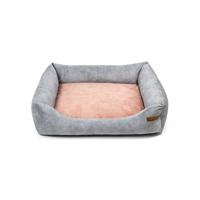 Ružovo-svetlosivý pelech pre psa 55x65 cm SoftBED Eco S – Rexproduct