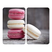 Sada 2 sklenených krytov na sporák Wenko Macarons