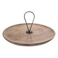 Servírovací drevený podnos ø 30 cm Mango – Orion