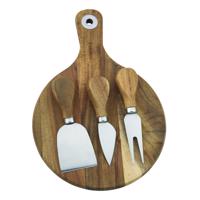 Servírovacia drevená doska na syr s príslušenstvom 26x18 cm Fromagerie – Ladelle
