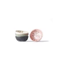 Set 4 mištičiek na omáčku MIJ Flower, ø 9 cm