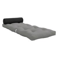 Sivý futónový matrac 70x200 cm Wrap Grey/Dark Grey – Karup Design