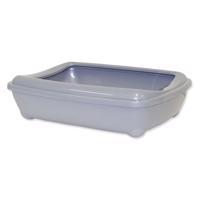 Sivý mačací záchod 38x49,5 cm Magic Cat Economy – Plaček Pet Products