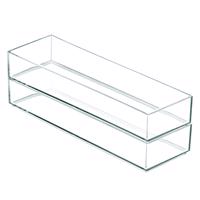 Stohovateľný organizér iDesign Clarity, 30,5 x 10 cm